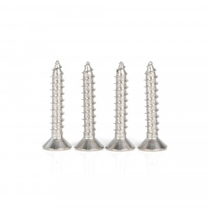 Flat Head Stainless Steel Self Tapping Screws for Plastic Sheet Metal Wood Furniture