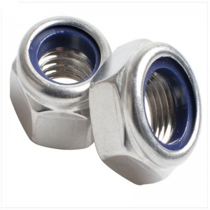 Self-locking nut stainless steel nylon lock nut