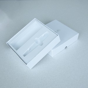 Silver Printing Custom Gift Packaging Box Heaven And Earth Box With Inner Tray