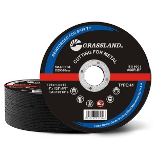 Grassland 100mm 4″ x 3/32″ x 5/8″ Metal Super Thin Cutting Disc 4 Inch for steel