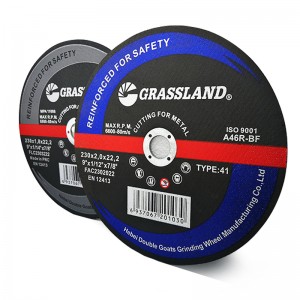 Hot sale Angle Grinder Cutting Discs - Grassland Abrasive Metal Resin Cutting Wheel  230 x 1.9 x 22.23mm – Double Goats