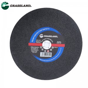 Good quality China 14 Inch 355*3*25.4mm Metal Cutting Disc Cut-off Wheel for Stationary Machines Sharp Cutting Wheel Durable