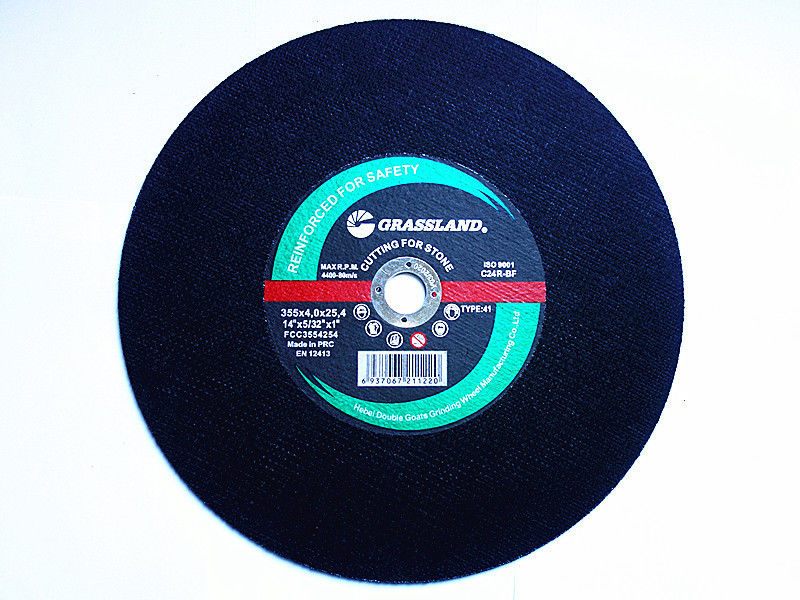 Top Suppliers 230mm Stone Cutting Disc - Grassland 14 Inch 355X4mm Stone Glass Grinder Cutting Wheel – Double Goats
