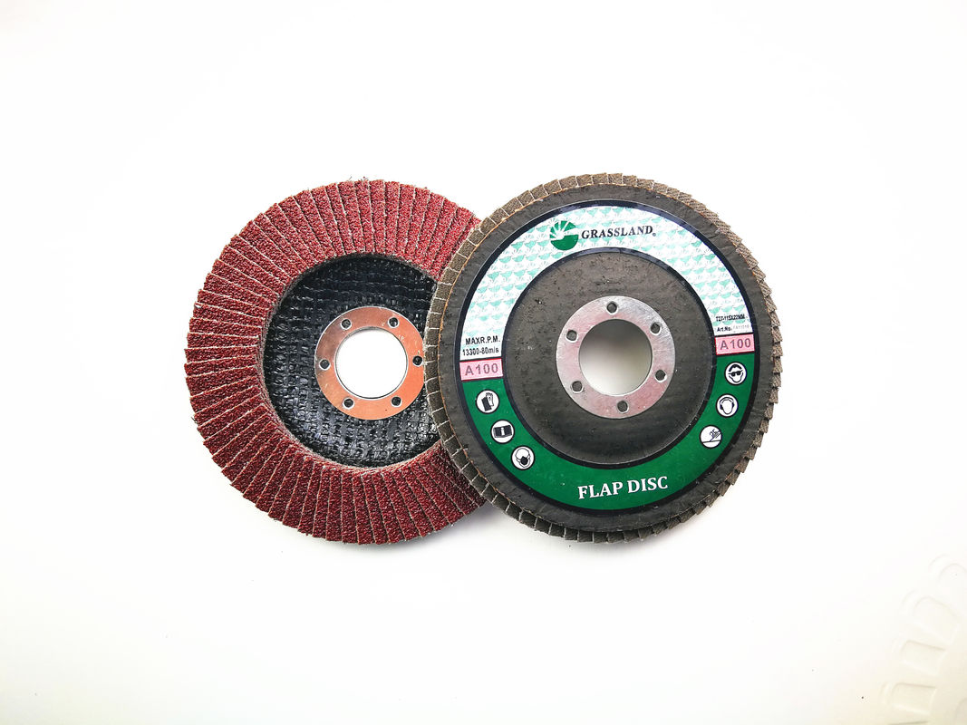 T27 4-1/2 In. 100 Grit Aluminum Oxide Flap Disc Wheel
