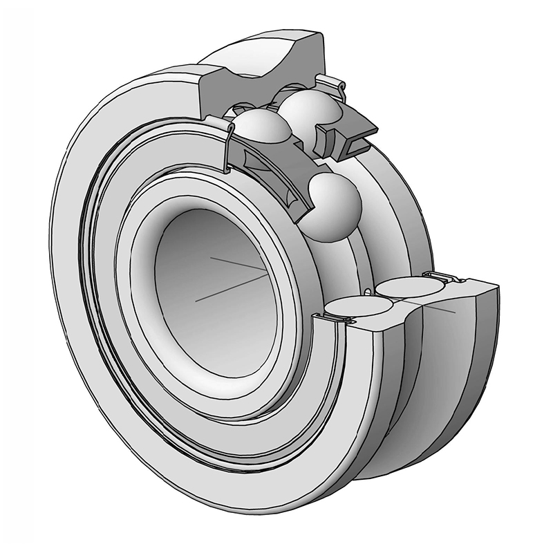 Manufacturer of Motor Bearing - LFR5302-10-2Z Track Roller Bearing With Profiled Outer Ring – CWL