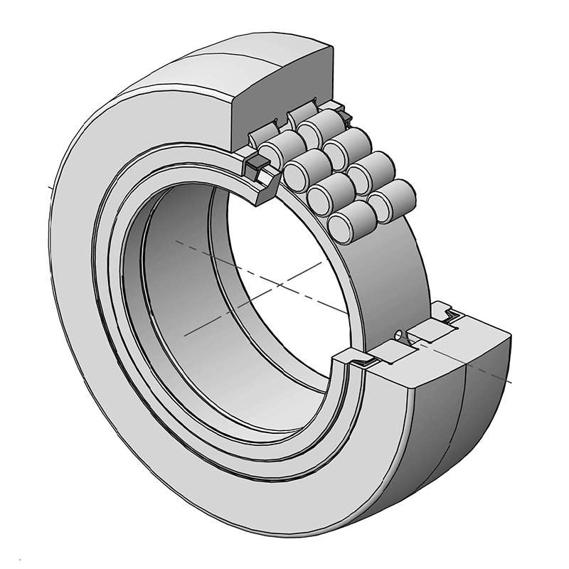 PWTR1542-2RS track roller bearings Support rollers, with flange rings, with an inner ring
