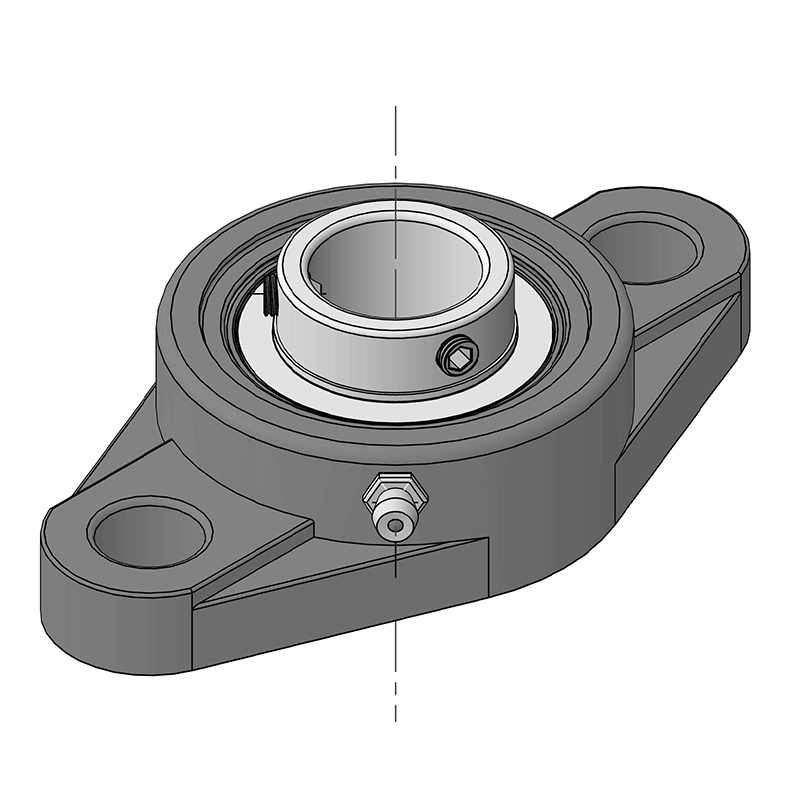 Factory Cheap 10x16x4 Bearing - UCFL205  Two Bolt Oval Flange bearing Units with 25mm bore – CWL