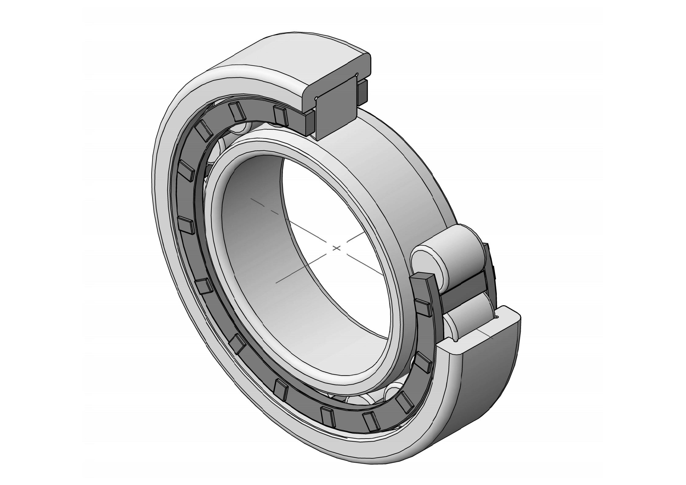NU414-M single row Cylindrical roller bearing