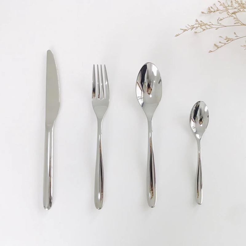 Wholesale Suya Stainless Steel Silverware Mirror Polished Cutlery Set Dishwasher Safe Kitchen Utensils (1)