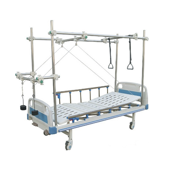 A18 ABS punching two-crank manual orthopedic traction bed
