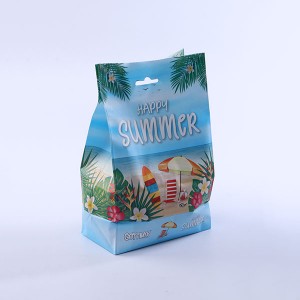 Customized Printing Paper Pouch With Hang Hole