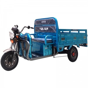 high quality 1300W 60V 47km/h three wheel electric Cargo tricycle