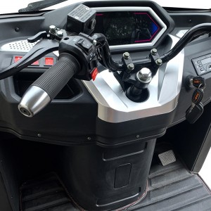 Tricycle semi fermé de carburant de moteur d'embrayage automatique de refroidissement par l'eau 130CC