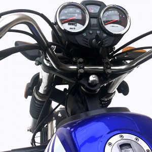 Мотоцикли нави Style 150cc муҳаррики ҳаво хунуккардашуда сӯзишворӣ Бензин Се Чарх Мотоцикл