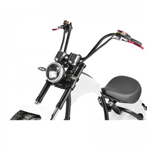 EEC 60V 1500-3000W ລໍ້ອາລູມິນຽມ 12 ນິ້ວ harley scooter ໄຟຟ້າ