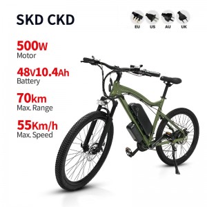 Електрични бицикл ХЛ 500В 48В 10.4Ах 55км/х