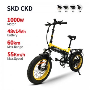 Električni bicikl XGZC-52 1000W 48V 14Ah 55km/h