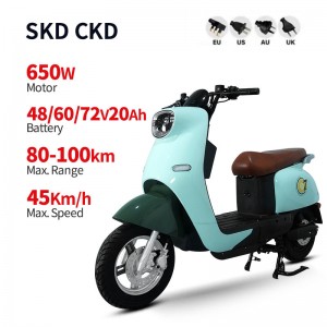 Elektrický moped S600 650W 48V/60V/72V 20Ah 45km/h