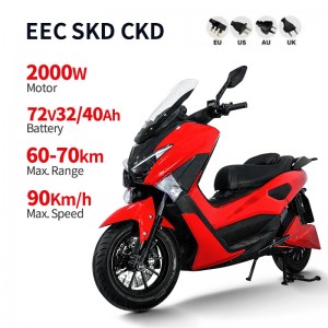 Electric Motorcycle MS 2000W 72V 32Ah/40Ah 90km/h