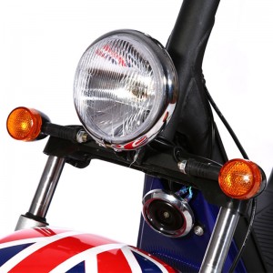 Sepeda Motor Listrik Harley CP1.0 1500W 60V 12Ah 45km/jam (EEC)