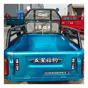 WB1185 650W 60V 32Ah 38Km/H Lead Acid Battery Electric Tricycle
