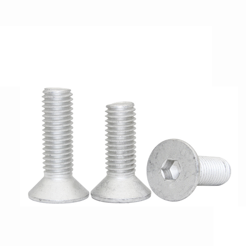China Wholesale Stainless Steel Round Nut Factories - Dacromet CSK Flat Head Hex Socket Bolt Screw – Yateng