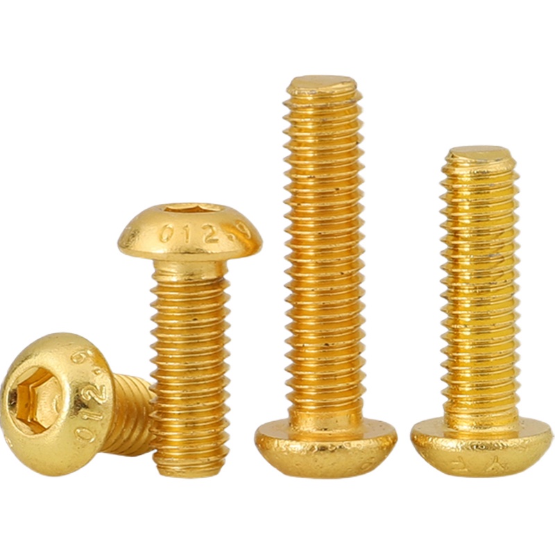China Wholesale Din 934 Nuts Supplier Suppliers - Copper Brass ISO7380 Hex Socket Button Head Security Cap Screw Bolt – Yateng
