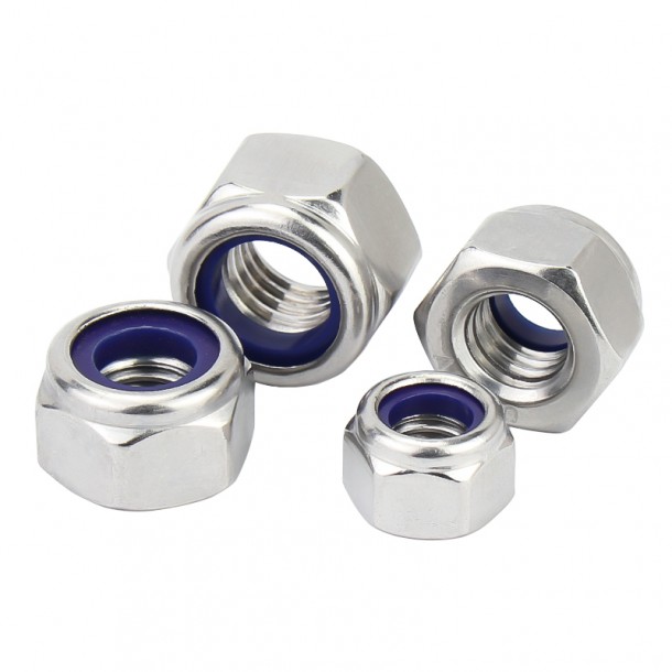 Stainless Steel A2 70 A4 80 DIN982 DIN985 Hex Nylon Lock Nut Nylock Nut