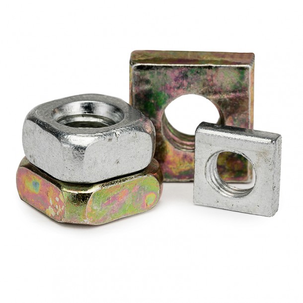 Color Galvanized Yellow Zinc Plated DIN577 Square Nut