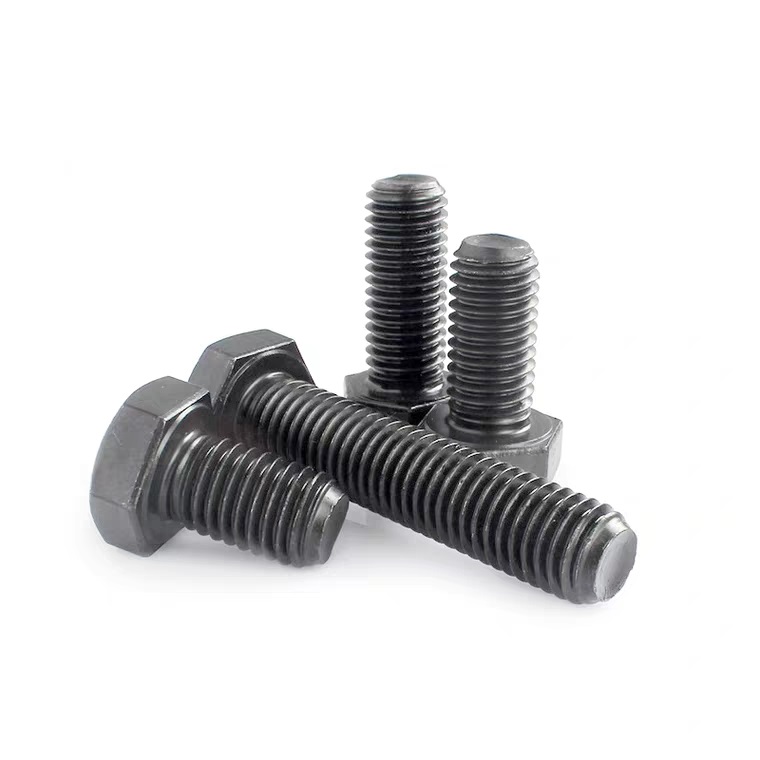 China Wholesale Stainless Steel Threaded Rod Quotes - Black Hex Bolt DIN 933 DIN 931 – Yateng