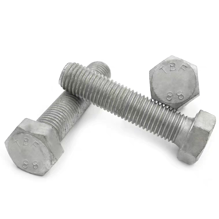 High Performance Stainless Nuts And Bolts - Hot-dip Galvanized Hex Bolt DIN 933/DIN 931 – Yateng