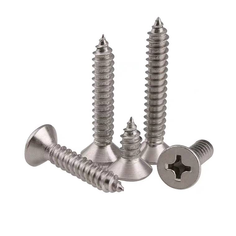 100% Original Hot Dipped Galvanized Screws - Cross recessed countersunk head self-tapping screws – Yateng