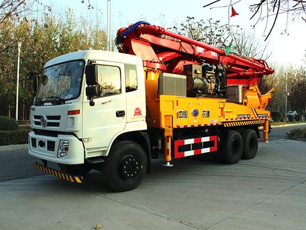 Chinese wholesale Pump Truck In Action - 38 meter concrete mixing pump truck  – Changyuan