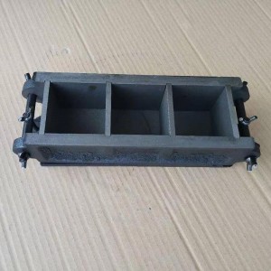 Concrete 100mm Three Gang Casting Iron Cube Test Mold