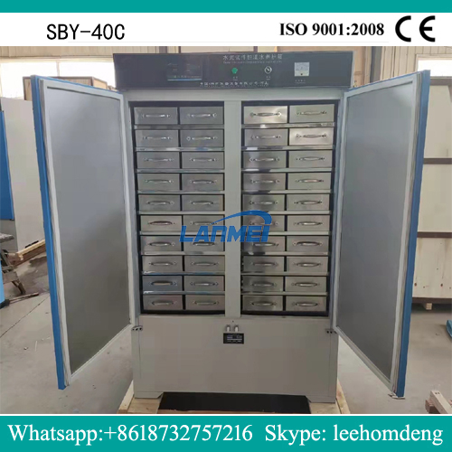 SBY-20C SBY-30C SBY-40C Tirangstyp Zement Konstant Temperatur Waasserhärtekabinett