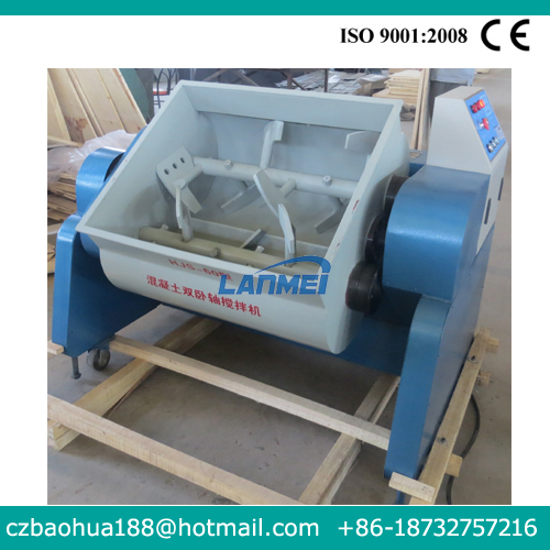 HJS-60 Electric Horizontal Forced Type Laboratory Concrete Mixer