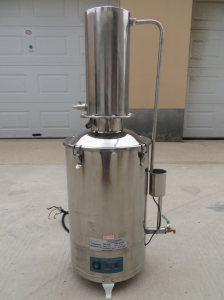máquina elétrica de destilação de água de laboratório