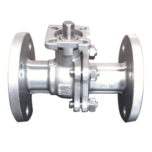 Cast Stainless Steel Flanged 2-Piece Ball Valve