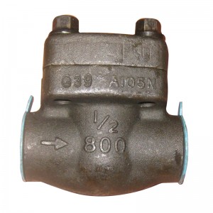 DN100 4 Inch Forged Cast Steel Flange Silencing Check Valve