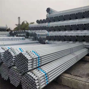Hot Dip Galvanized 6 Inch Sch 40 A179 Gr.B Round Honed Seamless Carbon Steel Line Pipe for Hydraulic Cylinder Tube ထုတ်လုပ်သူ