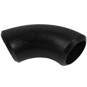 ប្រដាប់កាត់បន្ថយ 90 ដឺក្រេ elbow tee reducer carbon steel Butt weld pipe fitting elbow
