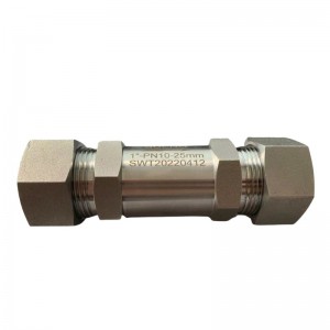 SS304 DN25 NPT female PN10 stainless steel check valve High Pressure Non Return Cracking 1 psi Swagelok Parker check valves