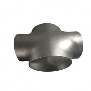 ASMEB 16.5 Stainless steel 304 316 904L butt weld pipe fittings cross