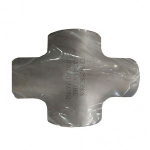 ASMEB 16.5 Stainless steel 304 316 904L butt weld fittings cross