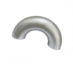 SUS304 316 Stainless Steel Butt-Weld Fittings Bw Lr Long Radius 180 Degree elbow