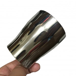 Szaniter ss304l 316l rozsdamentes acél tükör polírozott reduktor