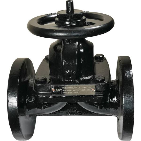 cast iron rubber lined Cast steel Diaphragm valve Featured Image
