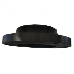carbon steel weld neck type 6″ ANSI CLASS 150 B 16.5 Mild steel material black color coated forged flange