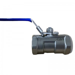 SS304 SS306 1/2 3/4 inch stainless steel 2PC Threaded End Ball Valve