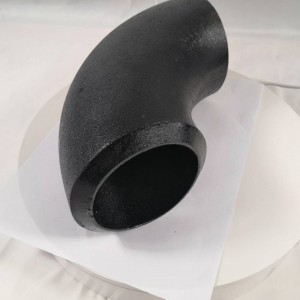 DN50 50A STD 90 stupňové koleno rúrkové tvarovky s dlhým polomerom bezšvové B16.9 ASTM A860 WPHY60 uhlíková oceľ lr koleno